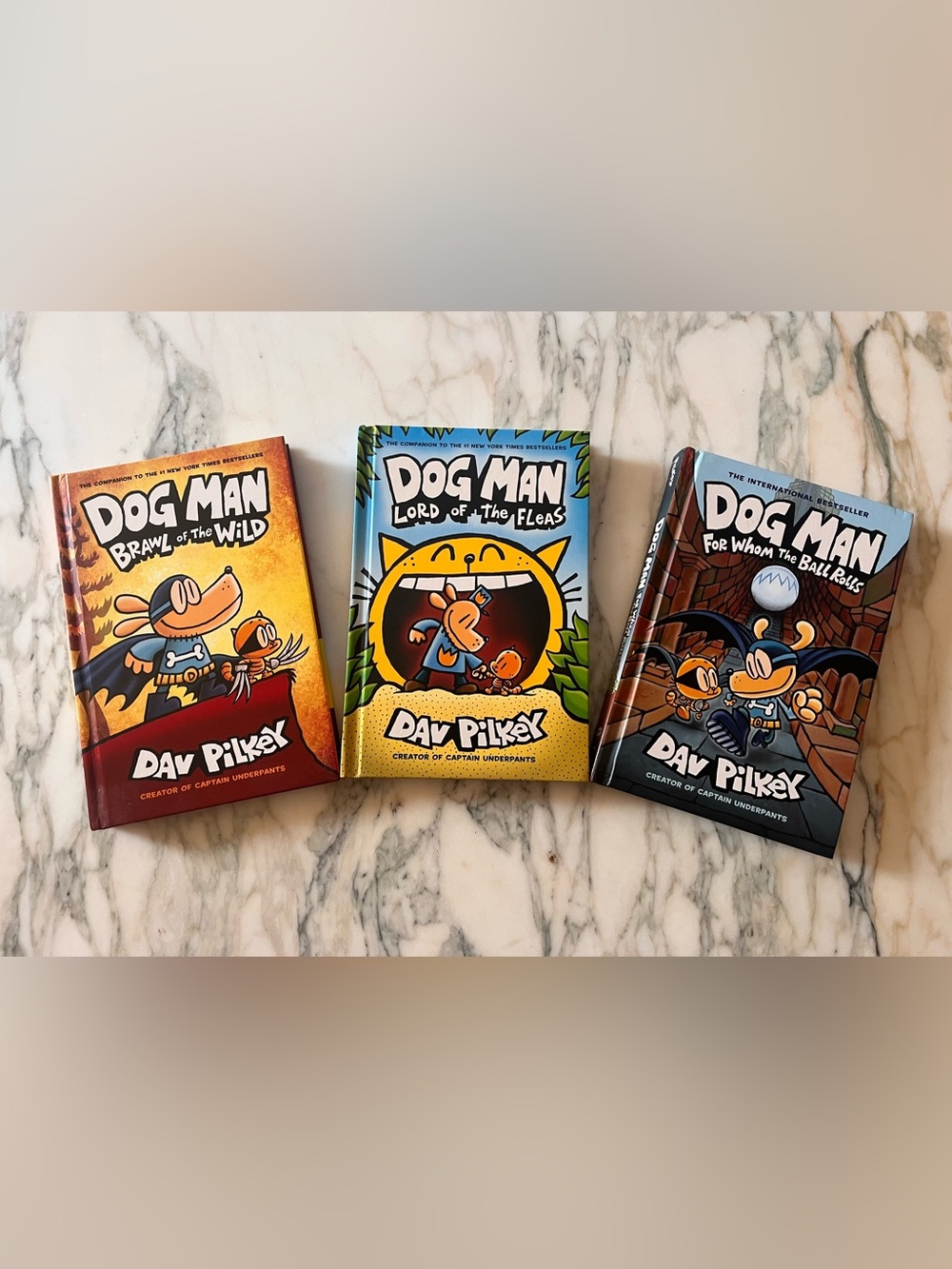 Dog Man Hard Cover Book Set - by Dav Pilkey